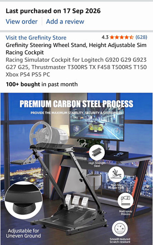 Grefinity steel steering wheel - grefinity,